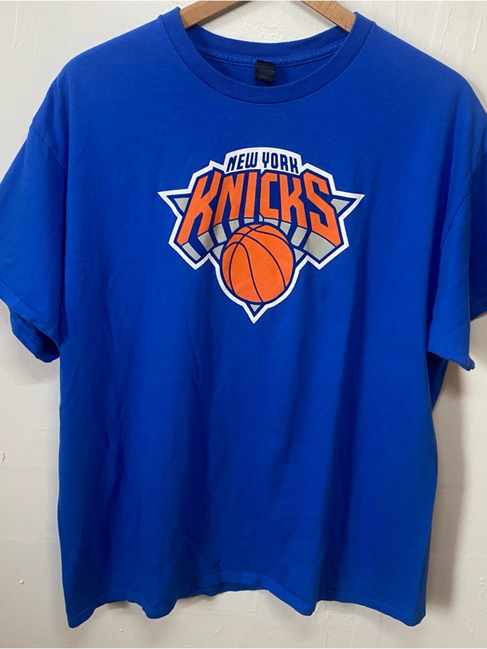 New York Knicks Men’s XL Blue T-Shirt MSC Cruises NBA Logo Tee Sports Fan